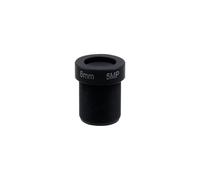 Dahszhi Lente de cámara CCTV de 6 mm, 5 MP, supertransparente, lente gran angular de cámara de seguridad CCTV HD de 5 MP, piezas de repuesto estándar M12