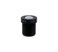 Dahszhi Lente de cámara CCTV de 8 mm, 5 MP, supertransparente, lente gran angular de cámara de seguridad CCTV HD de 5 MP, piezas de repuesto estándar M12