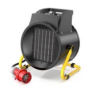 DAHTEC Calefactor Ceramico 5000W - Bajo Consumo - Radiador Electrico Portatil - Calentamiento Rápido en 3 s - Apto para Hogares, Taller y Obras de Construcción