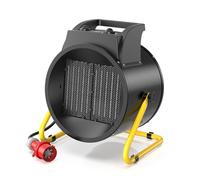 DAHTEC Calefactor Ceramico 9000W - Bajo Consumo - Radiador Electrico Portatil - Calentamiento Rápido en 3 s - Apto para Hogares, Taller y Obras de Construcción