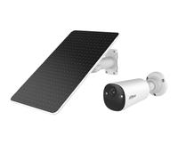 Dahua BF8C - Cámara de vigilancia solar para exteriores de 8 MP con 4K Ultra HD y campo de visión de 122° - Cámara solar WiFi para exteriores con detección de IA, visión nocturna de color, IP66, audio