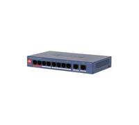 DAHUA CS4010-8GT-110-V2 PoE-Switch 8 Gigabit-Ports + 2 RJ45-Gigabit-Uplink 110 W verwaltbar in der Cloud Layer2
