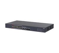Dahua CS4218-16ET-190 Switch PoE 16 puertos 10/100 + 2 Combo Gigabit RJ45/SFP Uplink 190W Gestionable en Cloud Layer2