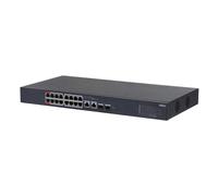 Dahua CS4218-16ET-240 Switch PoE 16 puertos 10/100 + 2 Combo Gigabit RJ45/SFP Uplink 240W Gestionable en Cloud Layer2