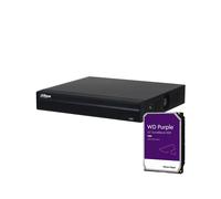 Dahua DAHUA-4128-1TB DHI-NVR4104HS-P-4KS3-1TB NVR IP Dahua de 4 canales. Formato Smart H.265+. 80/60Mbps de entrada/salida. Sali