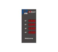 Dahua DAHUA-4210 DHI-IPMPGI-241AB Tótem LED Dahua de 4 capas. Placa LED de aparcamiento. Indicación del número de aparcamiento p