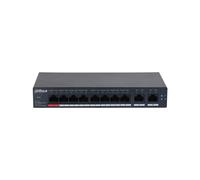 Dahua DAHUA-4240 DH-CS4010-8ET-110 Switch Dahua gestionable Layer2 en la nube. 8 puertos PoE Fast Ethernet. 2 puertos RJ45 Uplin