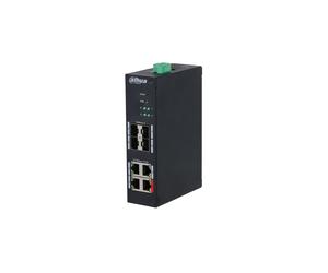 DAHUA DAHUA-4256 DH-HS4408-4ET-60 PoE-Switch Industrie-L2 mit 4 Ports