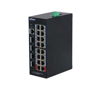 Dahua DAHUA-4429 DH-HS4420-16GT-190 Switch Industrial Gestionable (L2) Dahua. 16 puertos PoE Gigabit. 2 puertos Uplink SFP Gigab