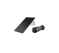 Dahua Apollo Bullet C1 4MP Kit de cámara de vigilancia Inteligente con Doble Banda inalámbrica con AOV, Wi-Fi 6, Incluye Panel Solar (Negro)
