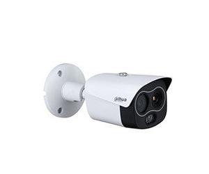 Dahua DHI-TPC-BF1241-B10F12-DW-S8 Cámara IP Bullet Híbrida Térmica + Visible 4MP Lente 10+12mm IR 30m IP67 PoE