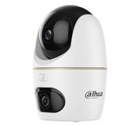 Dahua Hero Dual D1 - Cámara de vigilancia inalámbrica Inteligente de 5+5 MP de Doble Banda para Interiores, con Dos Objetivos, Wi-Fi, visión Nocturna, Audio bidireccional, Faro y Sirena, botón de