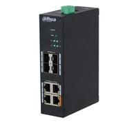 Dahua HS4408-4ET-60 Switch Hardened PoE 4 puertos 10/100 +4SFP Gigabit 60W Manejable Layer2