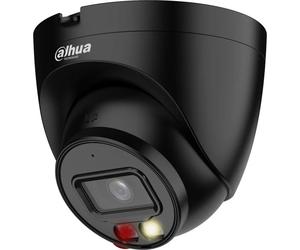 Dahua IPC-HDW1639T-A-IL-0280B-S6-BLACK Cámara Dome 6MP Full Color, 2.8mm, IR 30m, negra