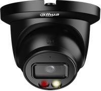 Dahua IPC-HDW2849TM-S-IL-0280B-BLACK Cámara de red ocular WizSense de 8MP con luz dual inteligente, de focal fija, negra