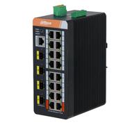 Dahua IS4420-16GT-240 Switch PoE 2.0 Industrial 16 puertos Gigabit + 4SFP Uplink Gigabit 240W Manejable Layer2