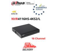 Dahua NVR4116HS-4KS2/L 16 canales compacto 1U 1HDD grabadora de vídeo en red