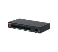 Dahua PFS3009-8ET1GT-96-V2 Switch de escritorio no gestionado de 9 puertos con 8 puertos PoE