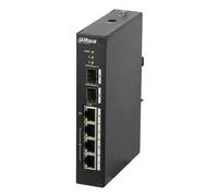 Dahua PFS3206-4P-120 Switch Rango Temp Extendida PoE 3 puertos 10/100 + 1 puerto Gigabit + 2SFP 120W No_Manejable Layer2