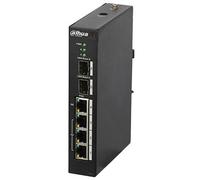 Dahua PFS4206-4P-96 Switch Rango Temp Extendida PoE 3 puertos 10/100 + 1 puerto Gigabit + 2SFP 96W 802.3at Manejable Layer2