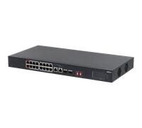 Dahua S3218-16ET-135 Switch de escritorio no gestionado de 18 puertos con 16 puertos PoE