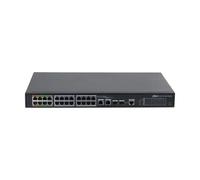 Dahua Technology ePoE Switch Gestionado L2 Gigabit Ethernet DH-LR2226-24ET-360-V2 - 24 Puertos PoE, 2 SFP, Montaje Rack, Negro