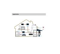 Dahua VTH2621G-WP - Estación de Puerta PoE con Soporte para Estándar WIFI y Monitor IPC, Pantalla Interior de 7 Pulgadas, Compatible con para Voz