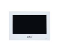 Dahua VTH2622GW-W Monitor 2-hilo, pantalla táctil de 7", 1024x600, Wi-Fi, integración de alarma, carcasa de plástico