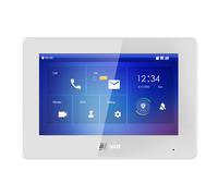 "Dahua VTH5421HW Monitor Interior 7"" de Superficie para Videoportero IP Pantalla Táctil PoE SD 6E 1S Alarma Blanco"