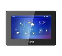 "Dahua VTH5422HB Monitor Interior 7"" de Superficie para Videoportero IP de 2-hilos Pantalla Táctil PoE SD 6E 1S Alarma Negro"
