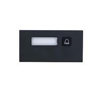 DAHUA VTO4202FB-MB1 ESTACIÓN Exterior Modular para VIDEOPORTERO IP con 1 BOTÓN para Series VTO4202FB-X. Color Negro
