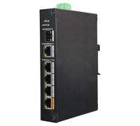 DAHUA XS-SW0604HIPOE-F-60-DIN Switch PoE X-Security - 4 puertos PoE +1 SFP +1 Uplink Gigabit - Velocidad 10/100/1000 Mbps - 60W