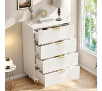 DAHUEN Cómoda con 6 cajones de 100 x 34 x 73 cm, aparador de madera, armario de almacenamiento, patas de mesa con almohadillas antideslizantes para los pies, para dormitorio, salón, pasillo, color