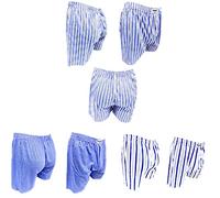 Daianshu Pack de 4/8 Calzoncillos Boxer Americano de Algodón para Hombre, Tallas Extra Grandes