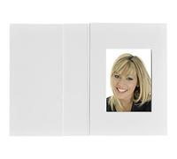 Daiber 01021 - Marco (Color Blanco, Papel, 3,6 x 5 cm)