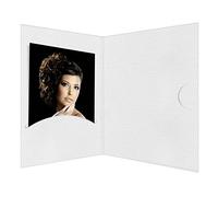 Daiber - 1x100 Fundas para fotografías de Pasaporte OPTI-Line hasta 7x10 cm Blanco