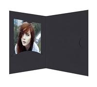 Daiber - 1x100 Fundas para fotografías de Pasaporte OPTI-Line hasta 7x10 cm Negro