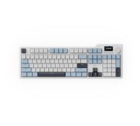 DAIDAI×AJAZZ AK35I V3 Teclado mecánico de intercambio en caliente de tamaño completo con visualización y perilla 2.4G/BT/USB-C Junta Teclado FR4 Placa de 8000mAh Batería orientada al sur Teclado RGB