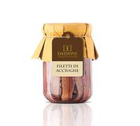 Daidone - Handmade Sicilian Anchovy Fillets in Olive Oil - 12 Jars of 160g
