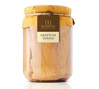Daidone - Handmade Sicilian Sliced Yellowfin Tuna Fillets in Olive Oil - 6 Jars of 450g