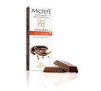 Daidone - Modica Sicilian Artisan Chocolate - Carob Flavored - Package with 12 Bars of 100g