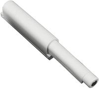 DAIGLE Pestillo magnético for Puerta, pestillo táctil magnético, Sistema de Apertura por Empuje, Amortiguador for Puerta de Armario, Armario, Gris, 3 Piezas, Negro (Color : White)