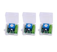 Daijianbin 3 x DC 12 V 1 CH Relais Receptor 433 MHz Universal Inalámbrico Mando a Distancia Interruptor 433 MHz Transmisor Módulo Botón Módulo DIY Kit