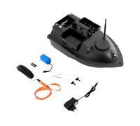 DaiJiubu Juego de construcción de barco de alimentación de 500 m, 1,7 kg, barco de pesca, barco de alimentación con mando a distancia para ríos lagos, batería de 5200 mAh