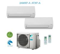 Daikin 2AMXF50A + ATXF35A + ATXF35A Aire Acondicionado Dual Split Siesta 2x 12000Btu A++/A+ Wifi Ready Inverter R32