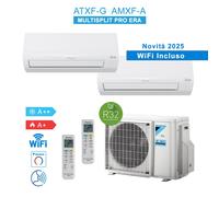 Daikin 2AMXF50A + ATXF25G + ATXF25G Aire Acondicionado Siesta 2025 Dual Split 9000 + 9000 Btu WiFi Inverter R32