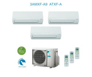 Daikin 3AMXF52A9 + 3x ATXF25A Aire Acondicionado Siesta Trial Split 3x 9000Btu Wifi Ready Bomba De Calor inverter R32