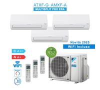 Daikin 3AMXF52A9 + 3x ATXF25G Aire Acondicionado Siesta 2025 Trial Split 3x 9000Btu 2,5KW WiFi Inverter R32