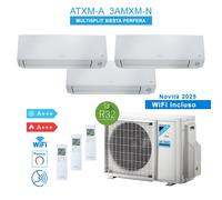 Daikin 3AMXM52N + 2x ATXM25A + ATXM35A Aire Acondicionado Siesta Perfera 2025 Trial Split 2x9000 + 12000Btu A+++ WiFi
