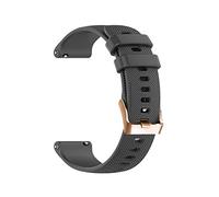 DAIKMZ Correas de muñeca de 20 mm, correa deportiva para Polar Ignite/Unite, correa de silicona de repuesto para Polar Ignite 2 correas de reloj inteligente (color: negro carbón, tamaño: 20 mm